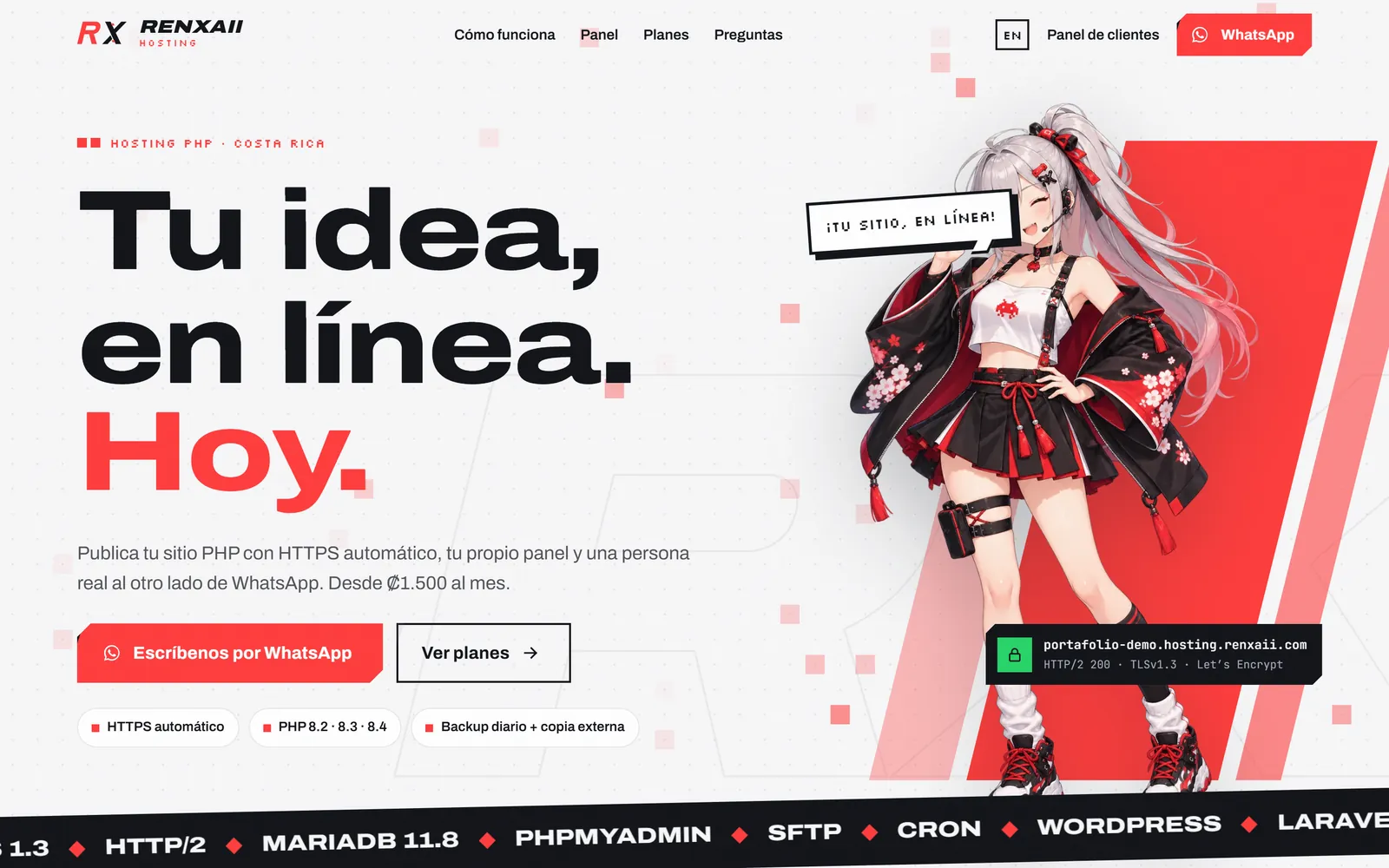 Renxaii Hosting — My own hosting business